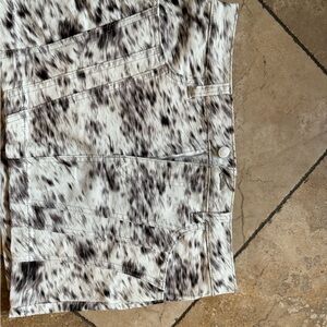 Animal Print Mini Skirt